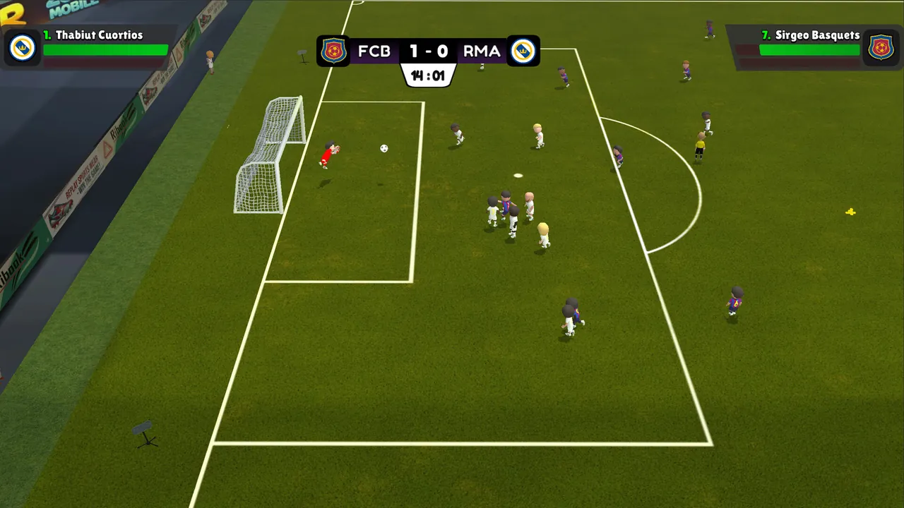 Super Arcade Soccer 2026 — vista del entorno