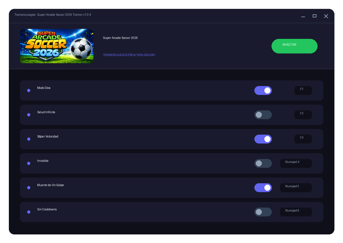 Super Arcade Soccer 2026 — combate en juego