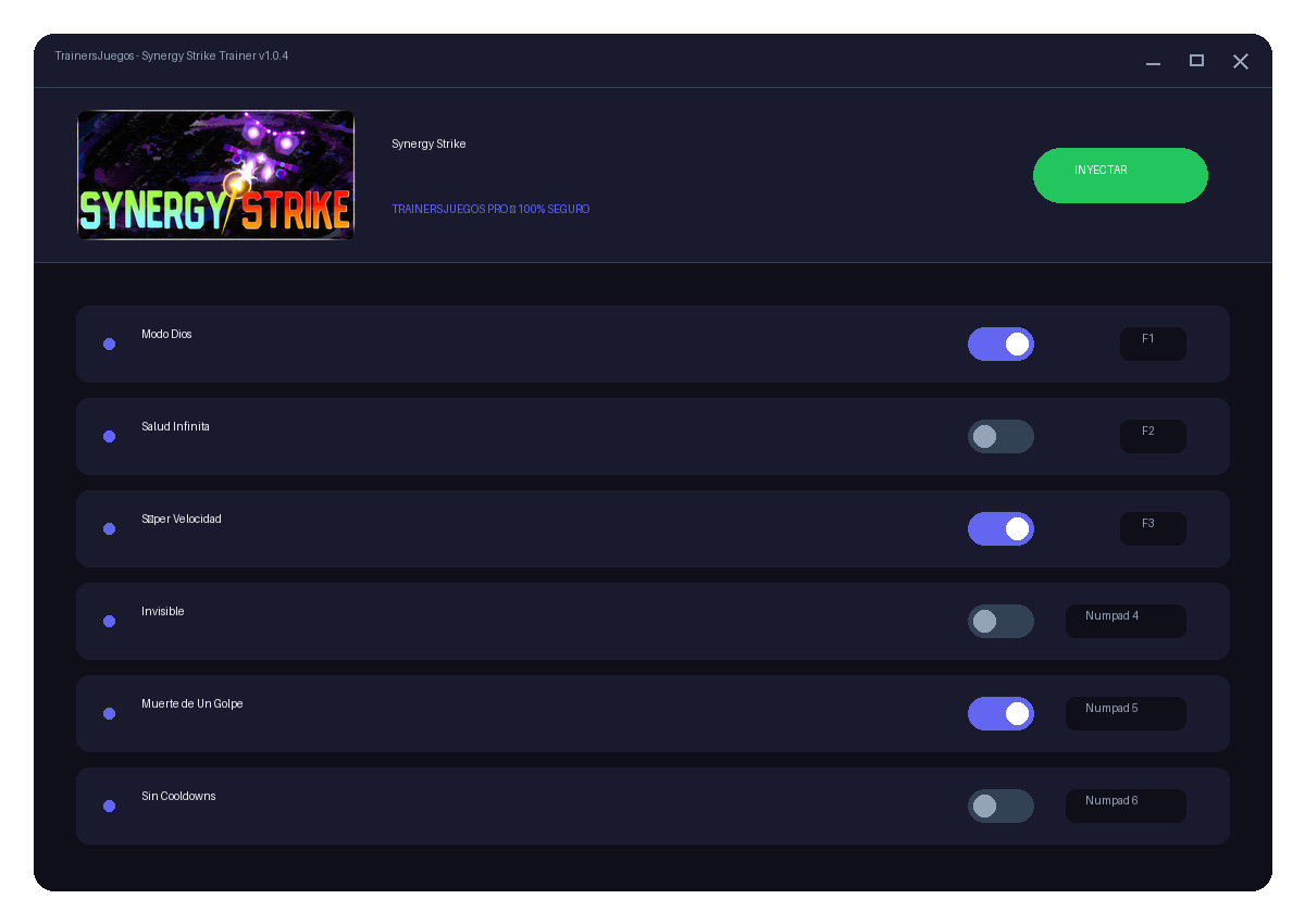 Synergy Strike — combate en juego
