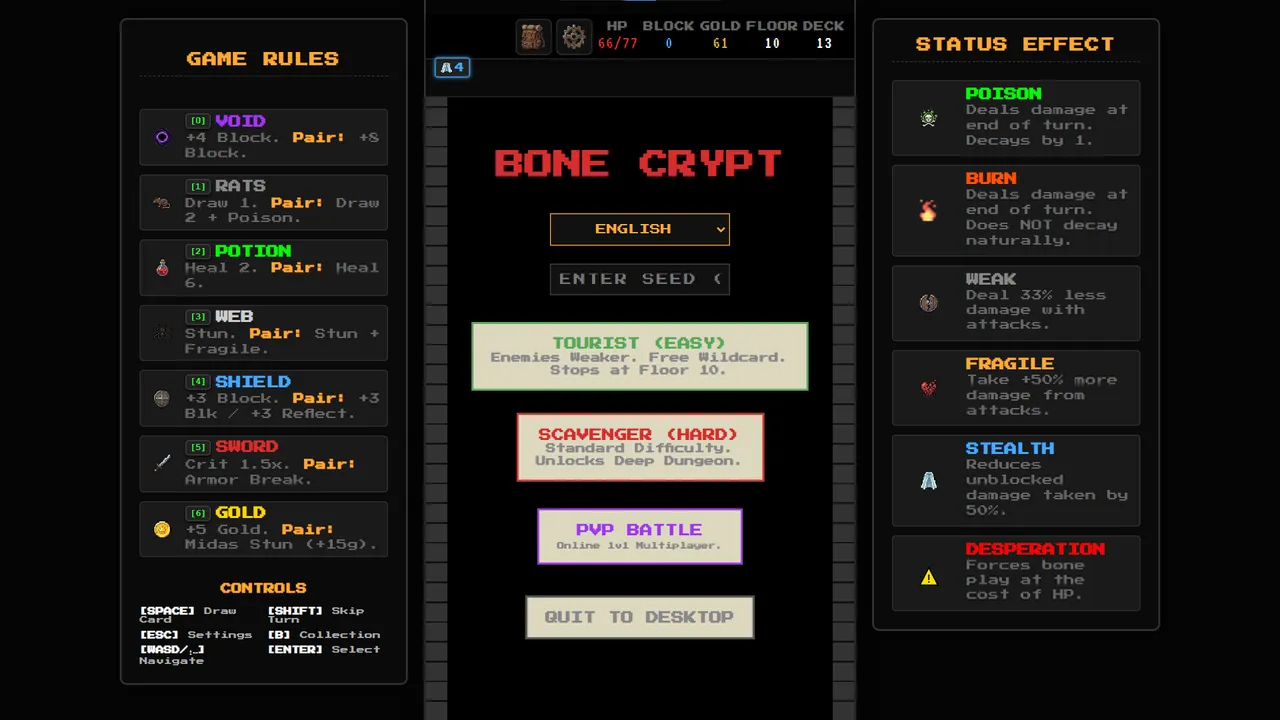 The Bone Crypt — vista del entorno