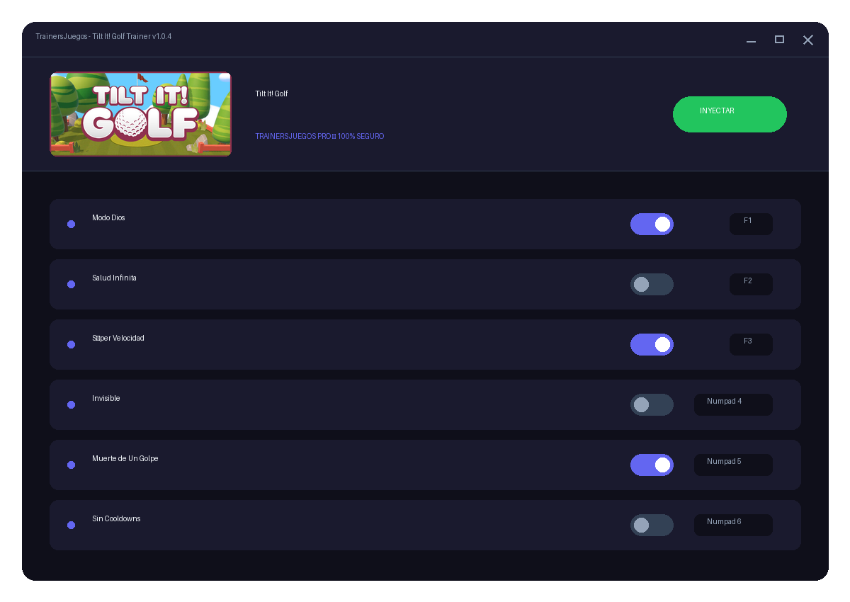 Tilt It! Golf — jugabilidad