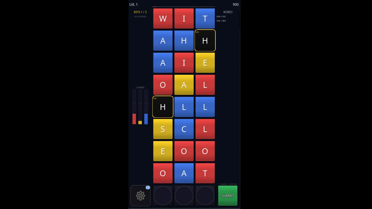 Tumble Type — jugabilidad