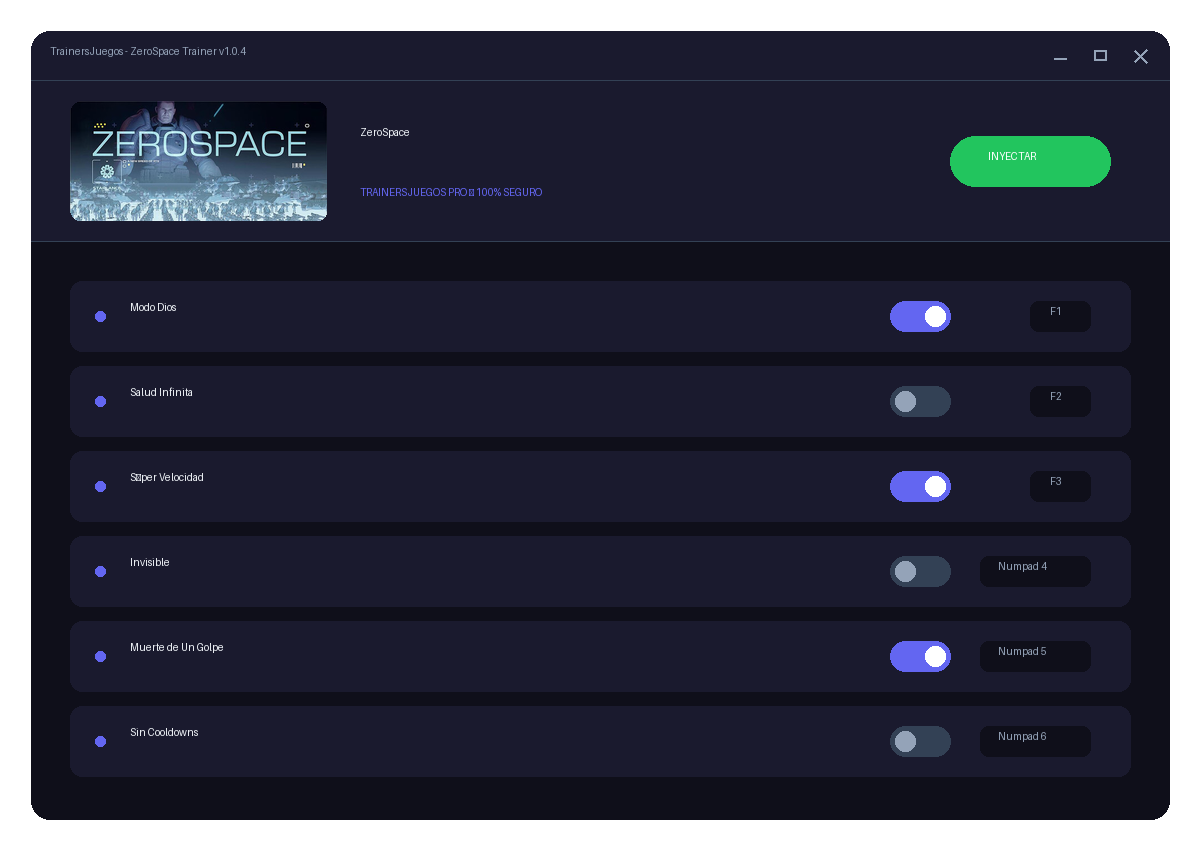 ZeroSpace — vista del entorno