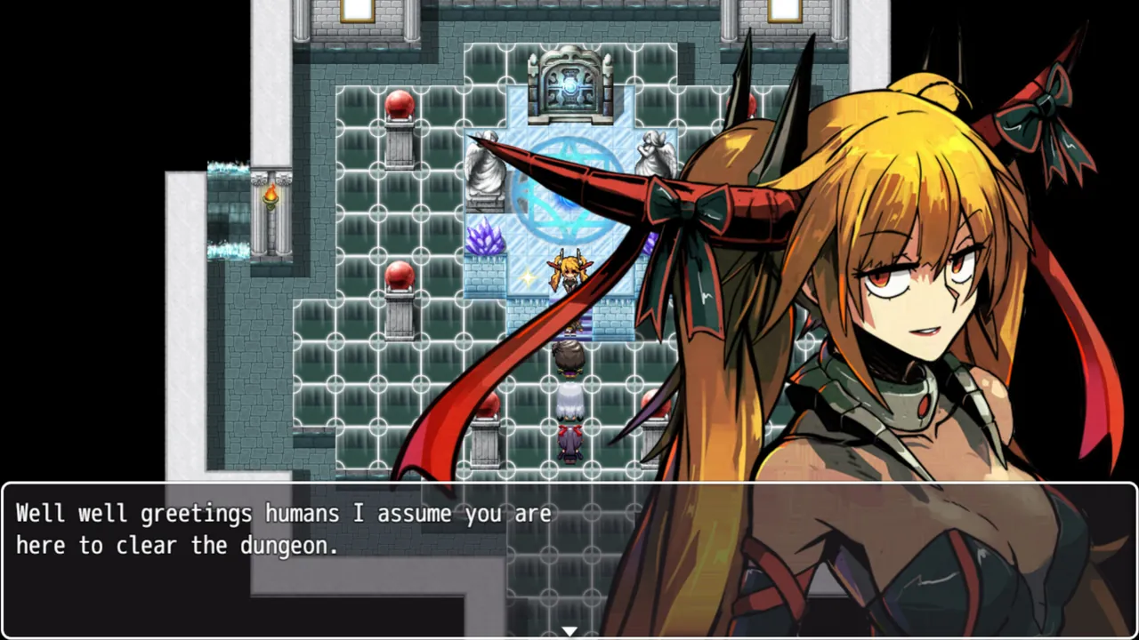 Zetrya: Dungeon Dive — escena de la historia