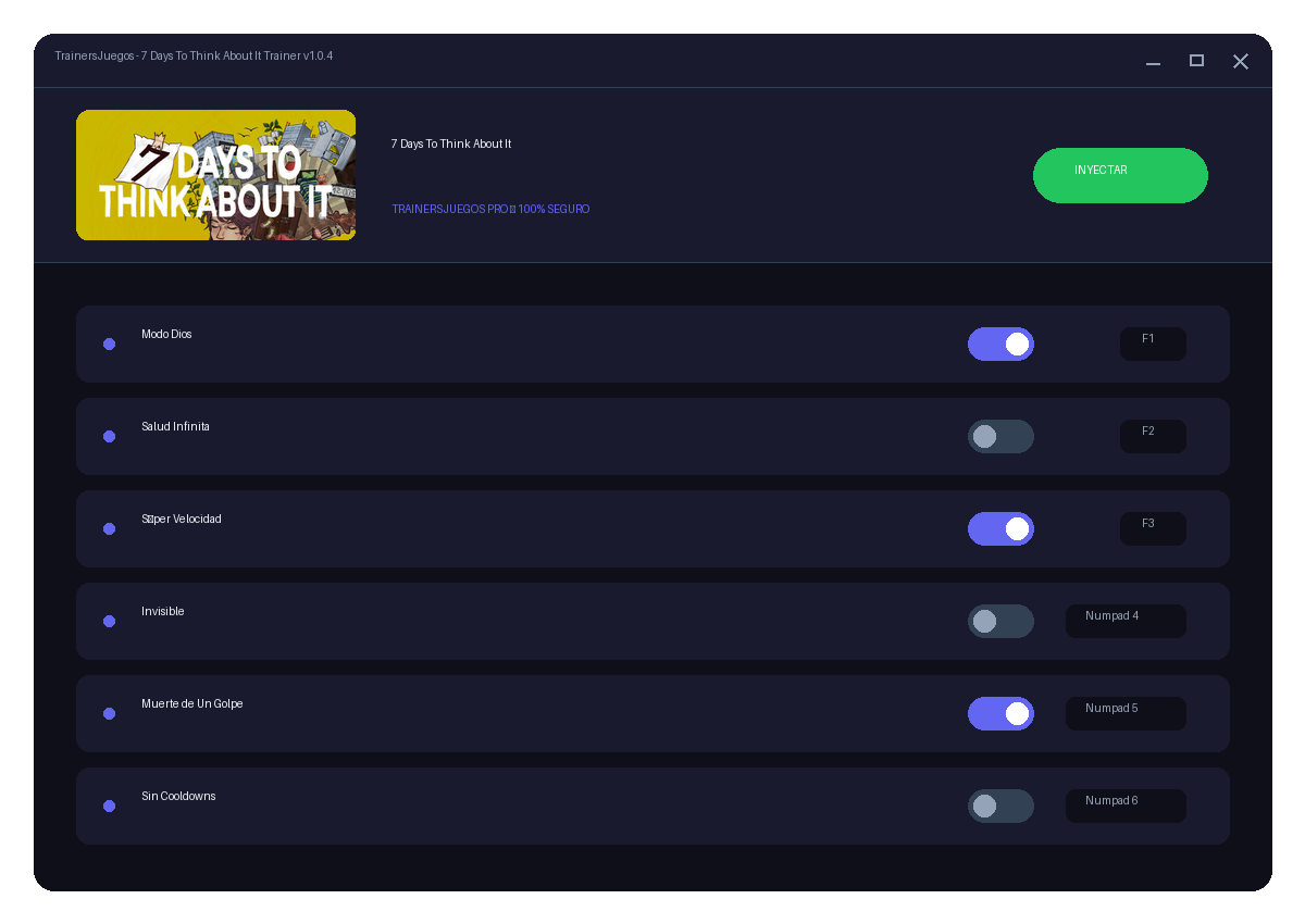 7 Days To Think About It — combate en juego