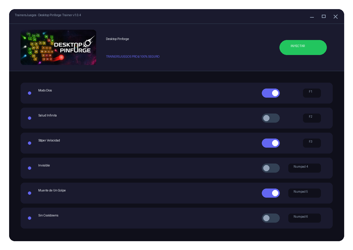 Desktop Pinforge — jugabilidad