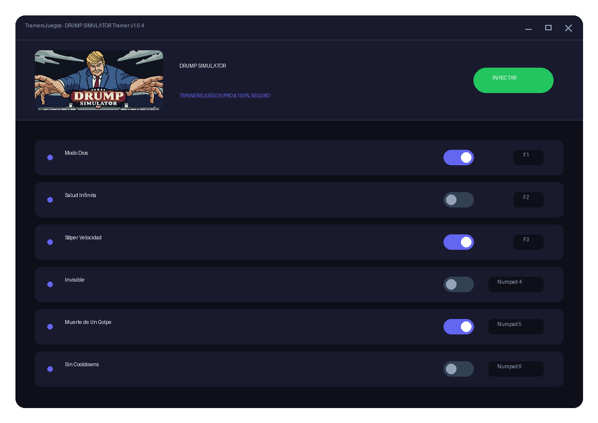 DRUMP SIMULATOR — exploración