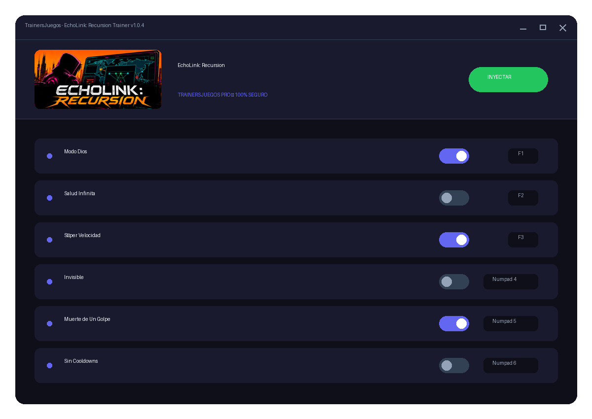 EchoLink: Recursion — vista del entorno