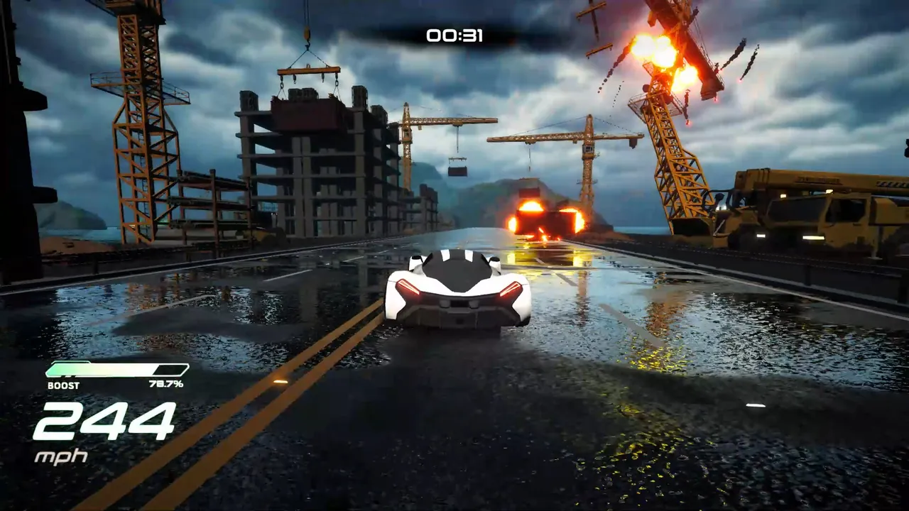 Explosive Track - Crazy Action Arcade Racing — escena de la historia