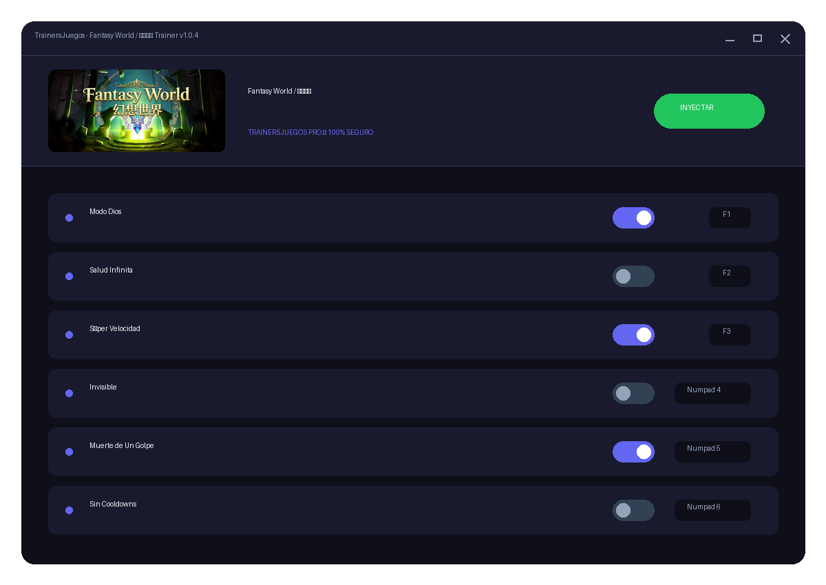 Fantasy World / 幻想世界 — combate en juego