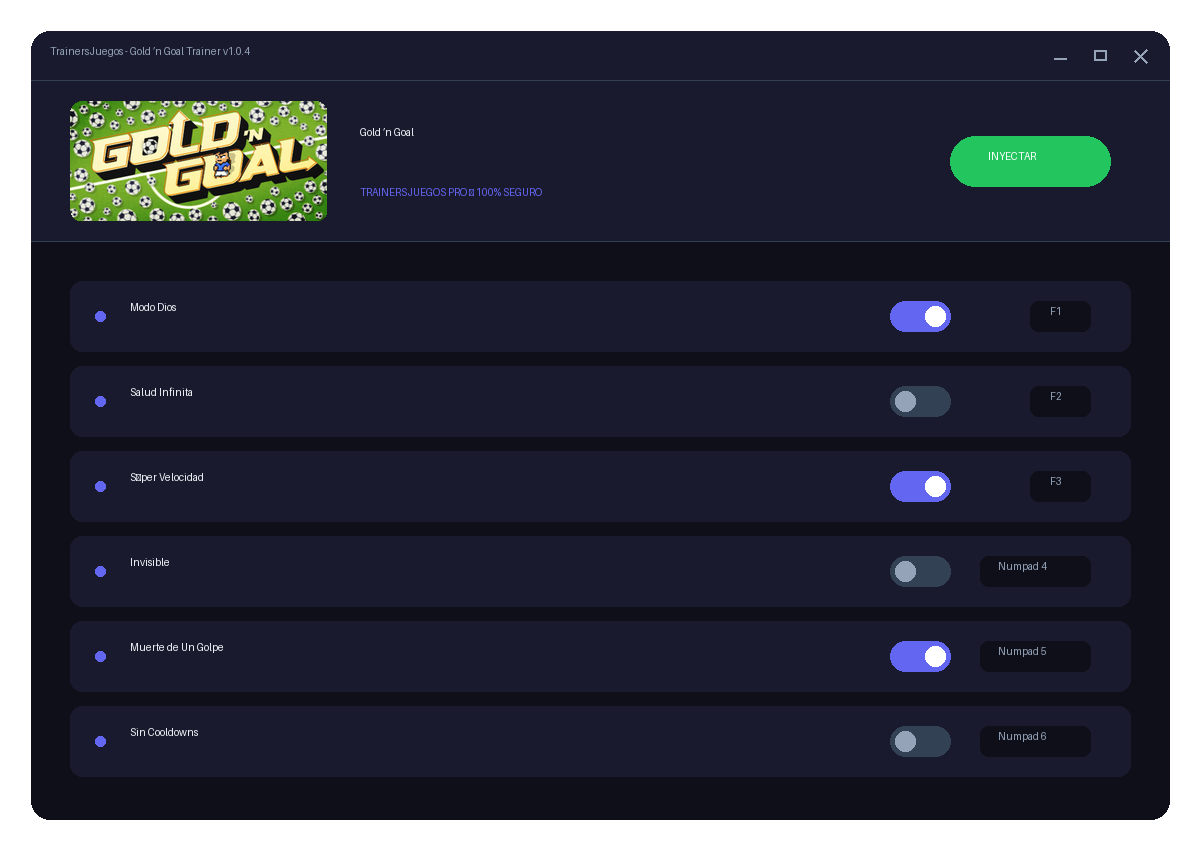 Gold ’n Goal — exploración