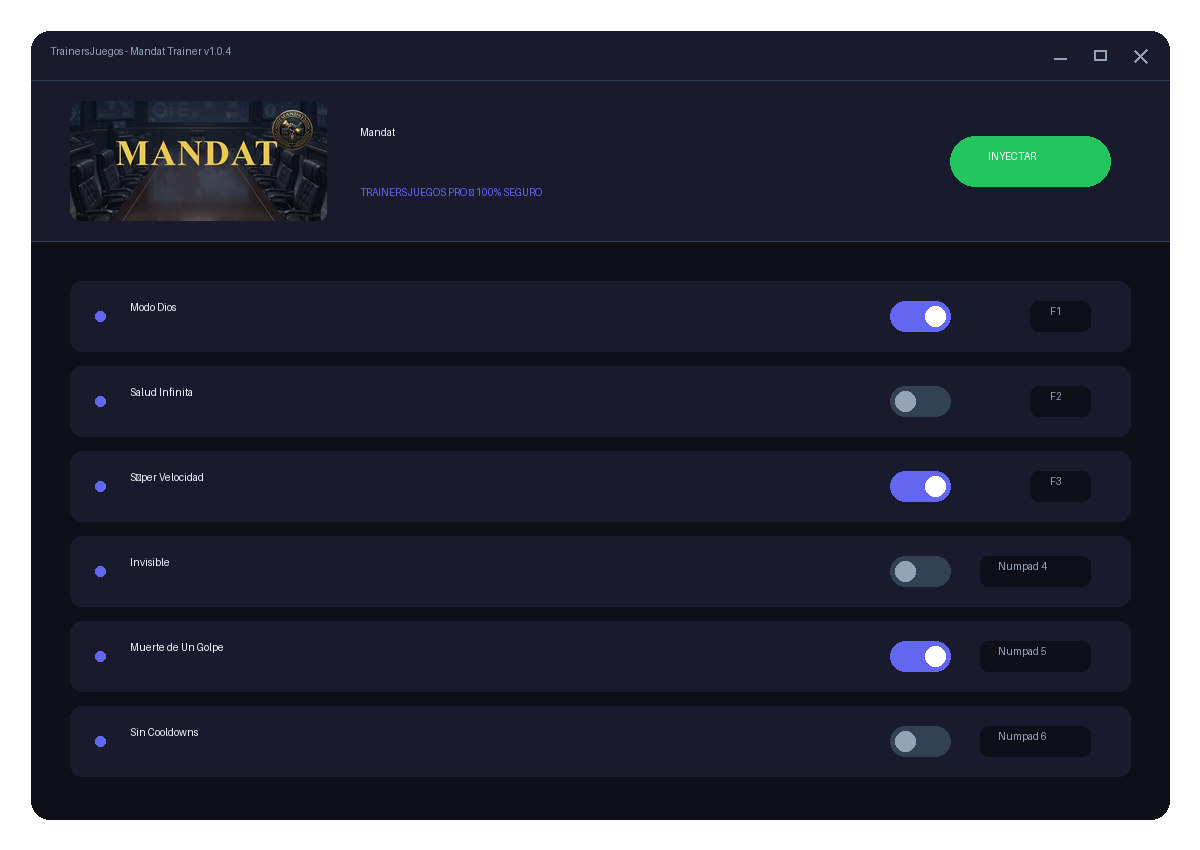 Mandat — vista del entorno