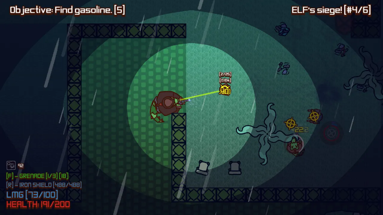 Project: Firmament — combate en juego