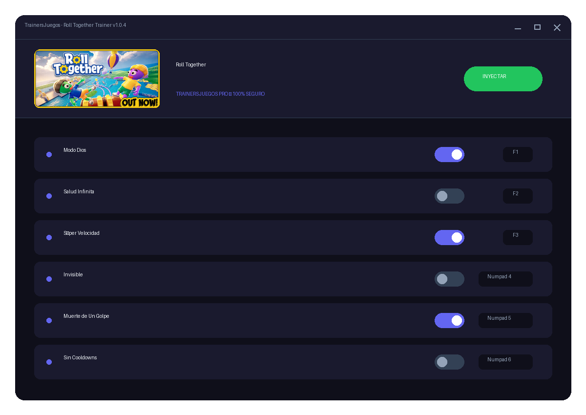 Roll Together — combate en juego