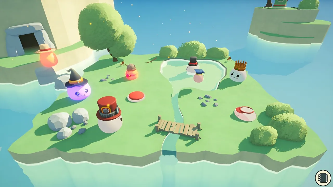 slimes! — vista del entorno