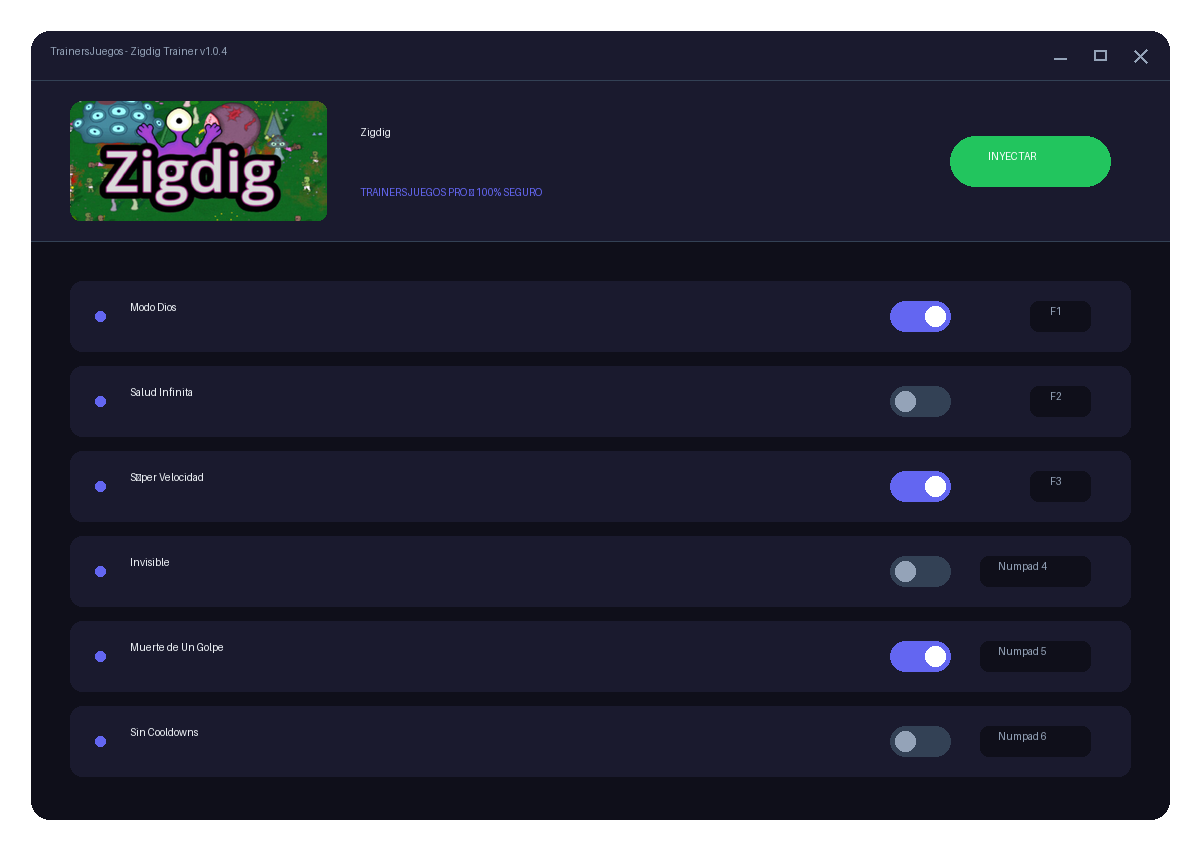 Zigdig — jugabilidad